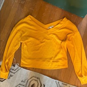 Express One Eleven V neck top